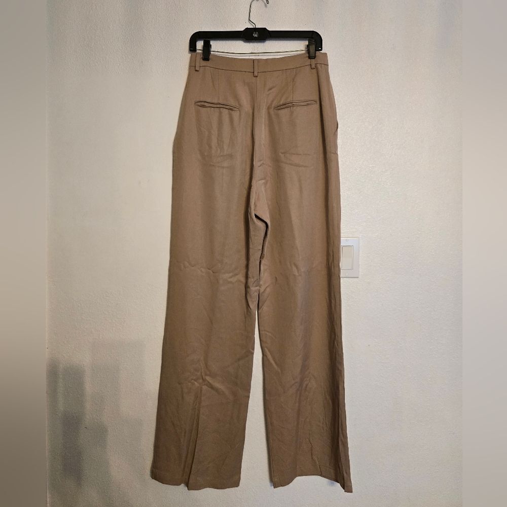 Reformation Mason High Waist Wide Leg Trouser Pants Size 8 - Picture 9 of 12